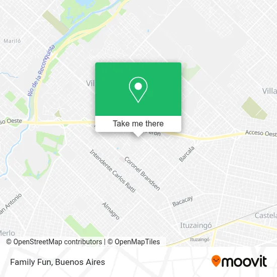 Family Fun map