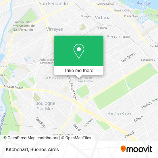 Kitchenart map