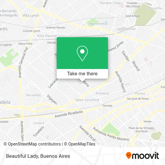 Beautiful Lady map
