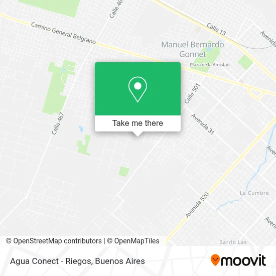 Agua Conect - Riegos map