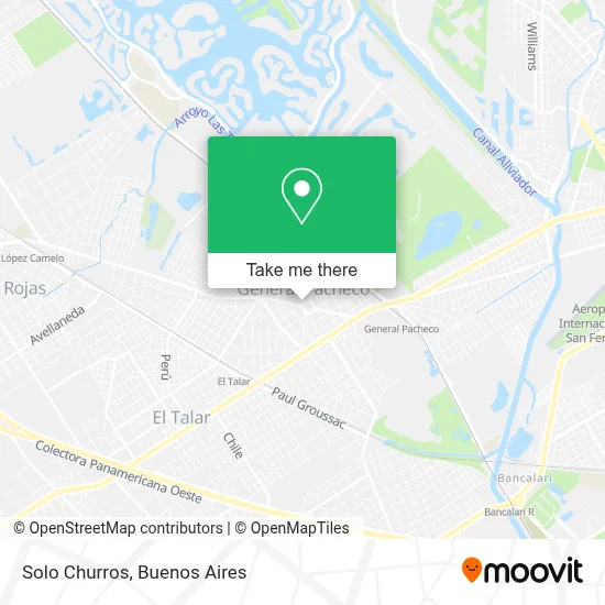Solo Churros map