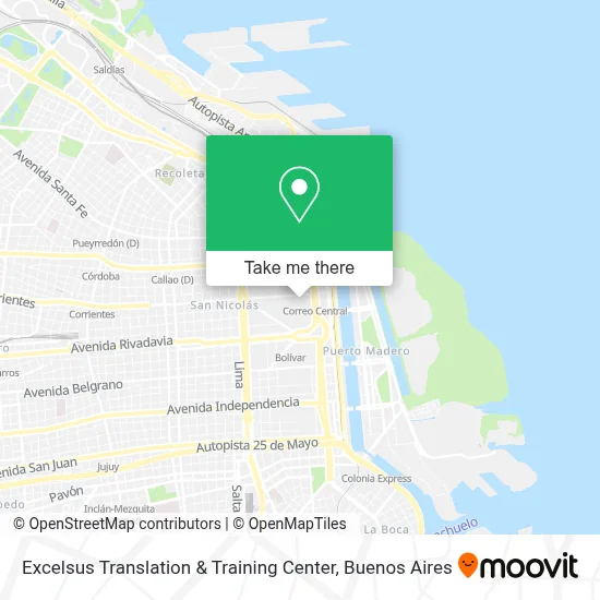 Excelsus Translation & Training Center map
