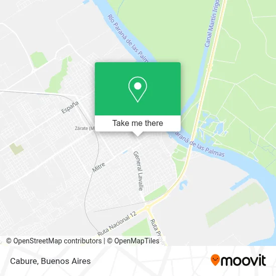 Cabure map