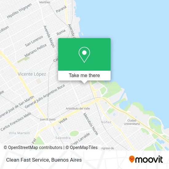 Clean Fast Service map