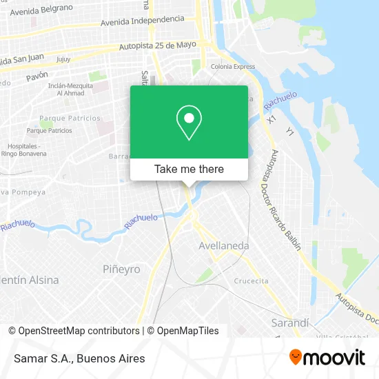 Samar S.A. map