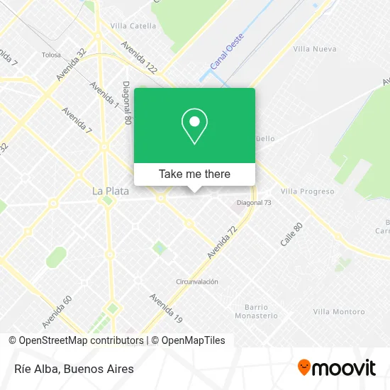 Ríe Alba map