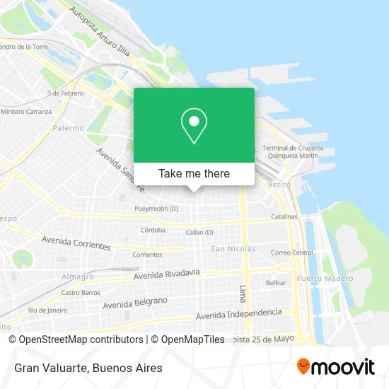Gran Valuarte map
