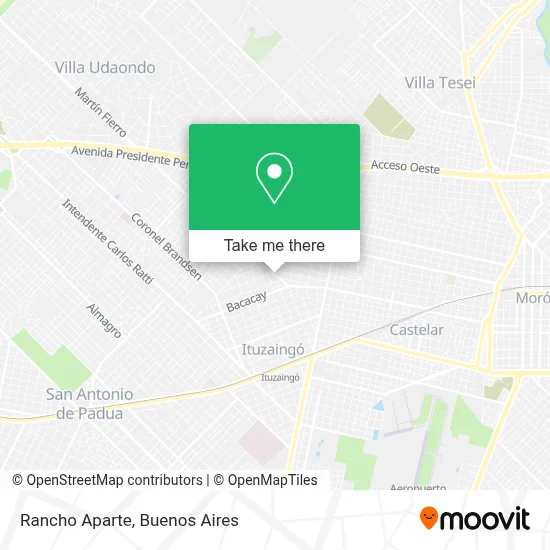 Rancho Aparte map