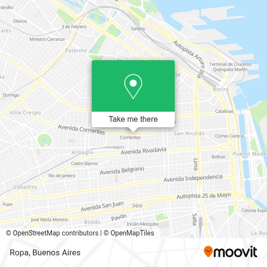 Ropa map