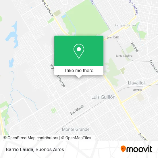 Barrio Lauda map