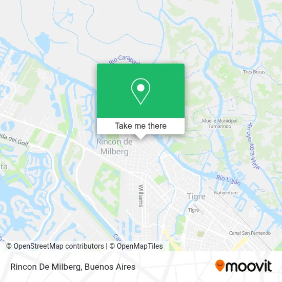 Rincon De Milberg map
