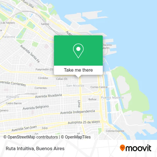 Ruta Intuitiva map