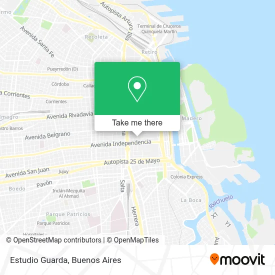 Estudio Guarda map