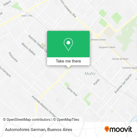 Automotores German map