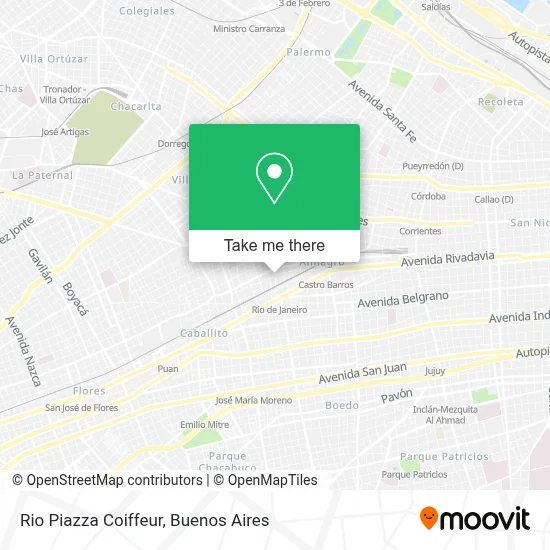 Rio Piazza Coiffeur map