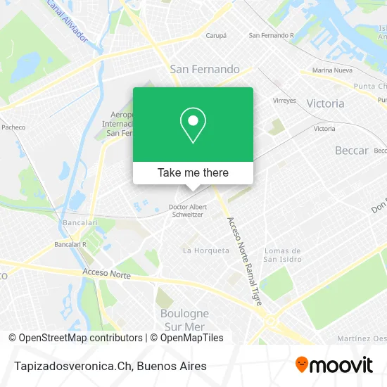 Tapizadosveronica.Ch map