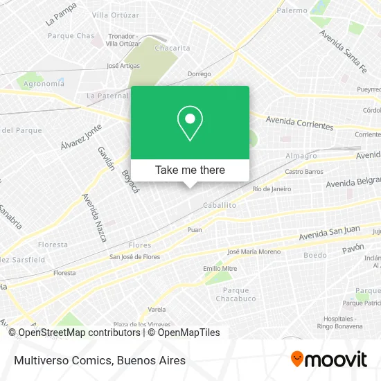 Multiverso Comics map