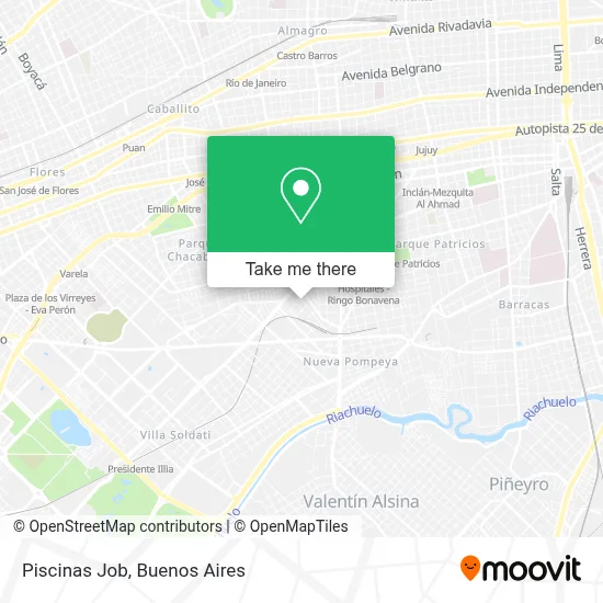 Piscinas Job map