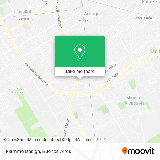 Flamme Design map