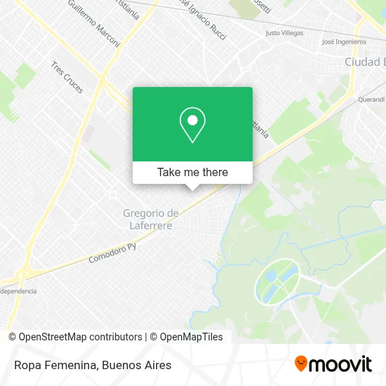 Ropa Femenina map