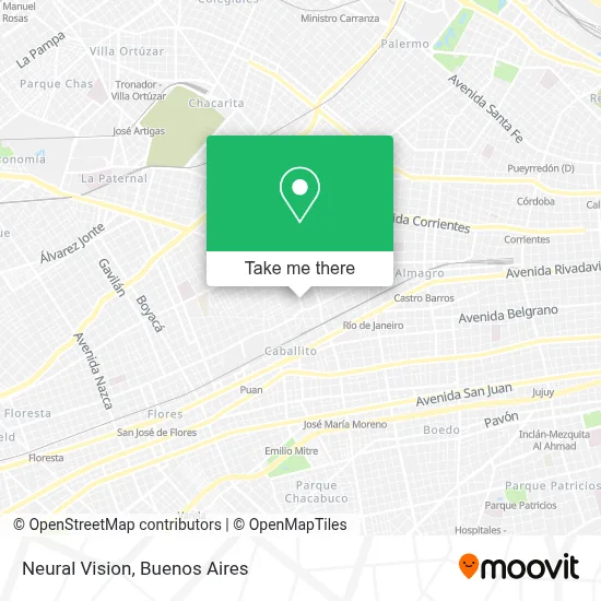 Neural Vision map