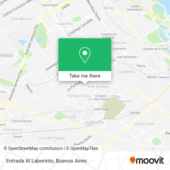 Entrada Al Laberinto map