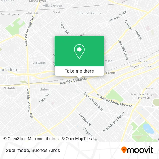 Sublimode map