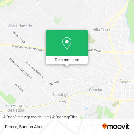 Peter's map