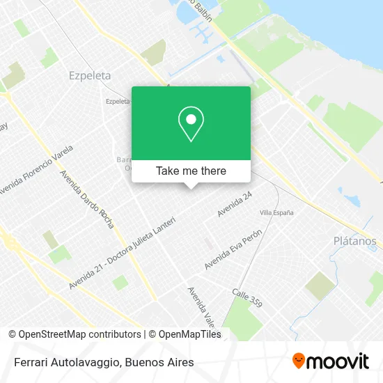 Ferrari Autolavaggio map