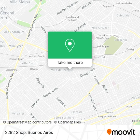 2282 Shop map