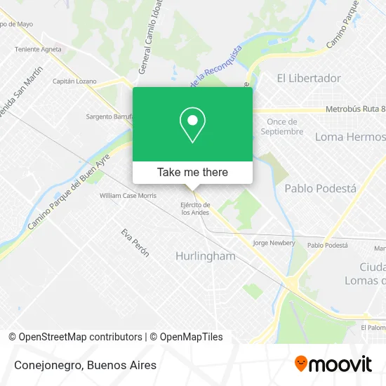 Conejonegro map