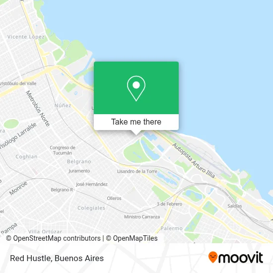 Red Hustle map