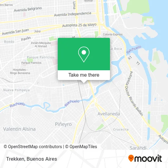 Trekken map