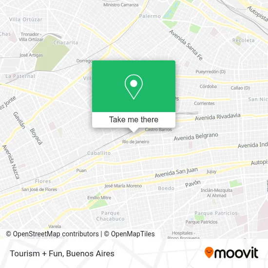 Tourism + Fun map