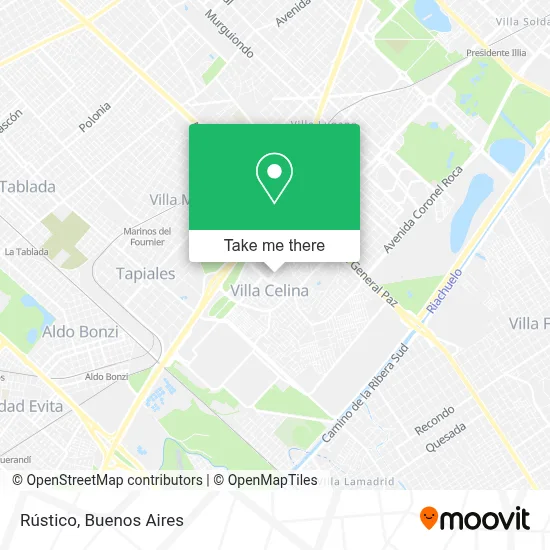 Rústico map