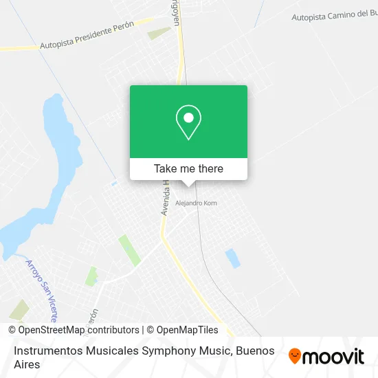 Instrumentos Musicales Symphony Music map