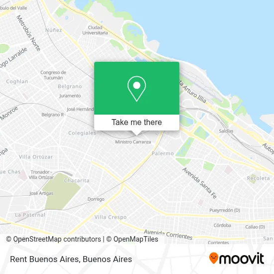 Rent Buenos Aires map
