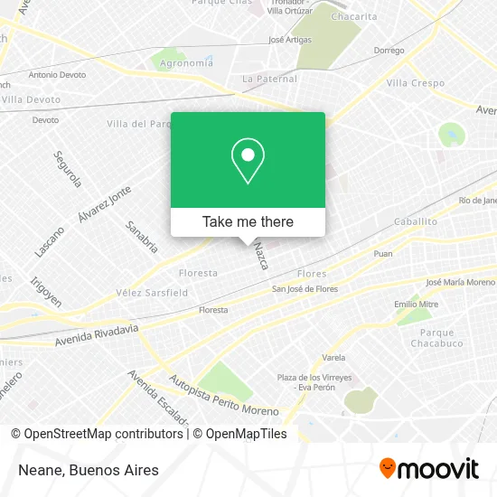 Neane map