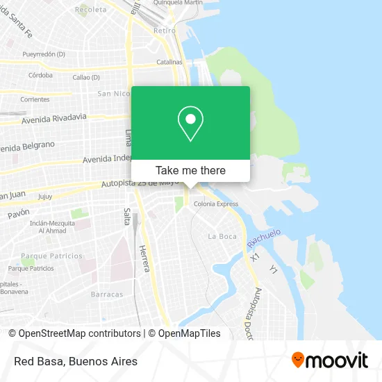 Red Basa map