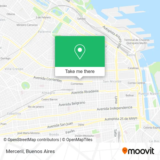 Merceril map
