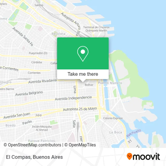 El Compas map
