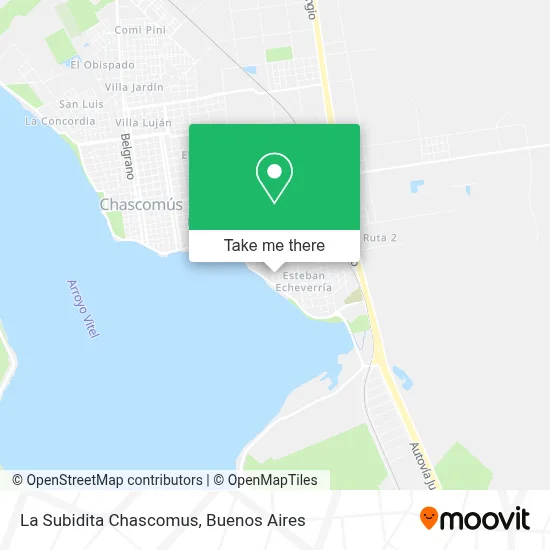 La Subidita Chascomus map