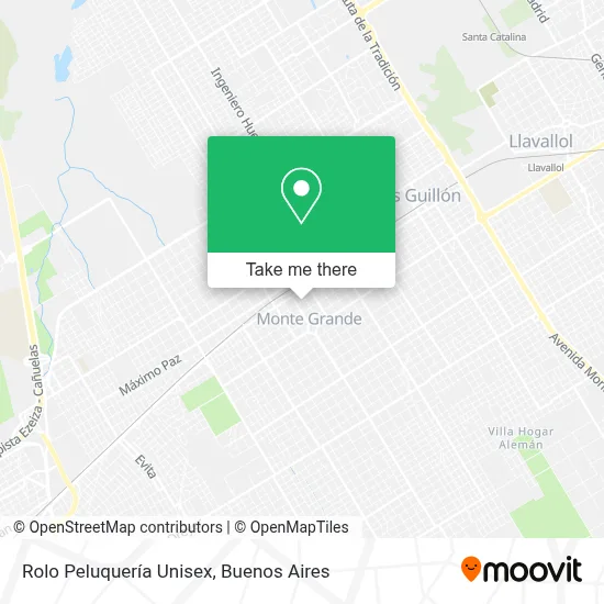 Rolo Peluquería Unisex map