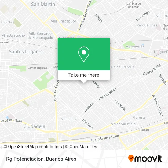 Rg Potenciacion map