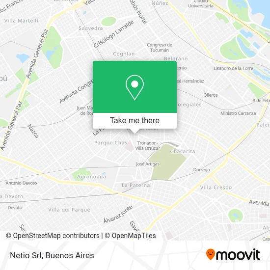 Netio Srl map