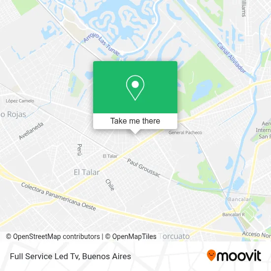 Full Service Led Tv map