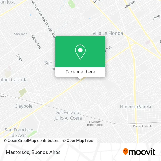 Mastersec map