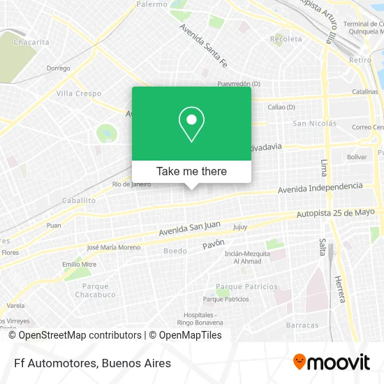 Ff Automotores map