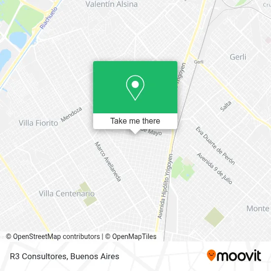 R3 Consultores map