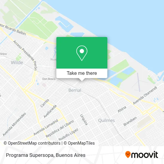 Programa Supersopa map